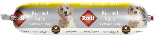 Rodi Wurst Huhn/Käse für den Hund