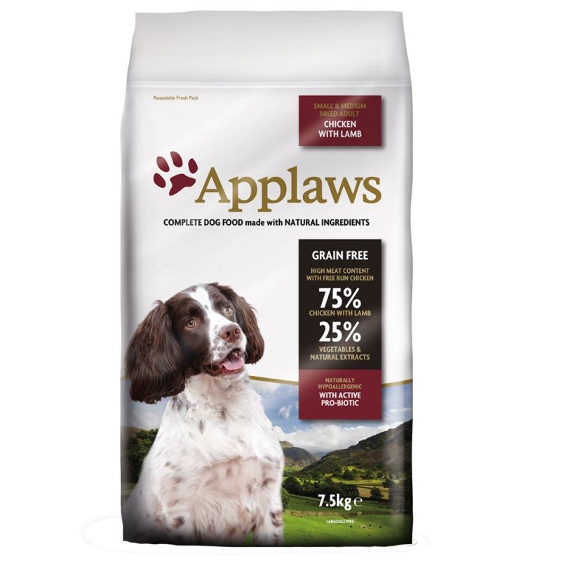 Applaws Adult Small & Medium Huhn und Lamm Hundefutter
