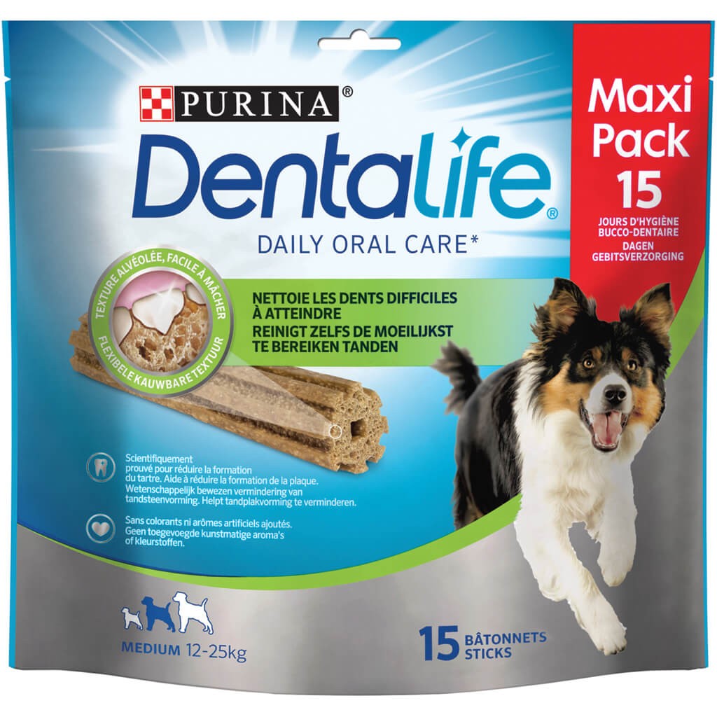 Purina DentaLife Daily Oral Care Medium Hundesnack (Maxi Pack)