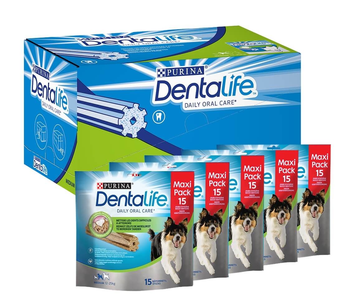 Purina DentaLife Daily Oral Care Medium Hundesnack (Maxi Pack)