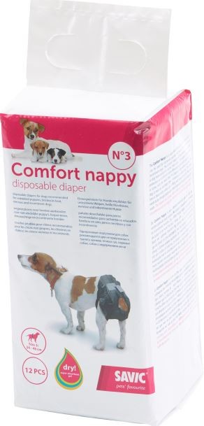 Hundewindel Savic Comfort Nappy 12 Stück