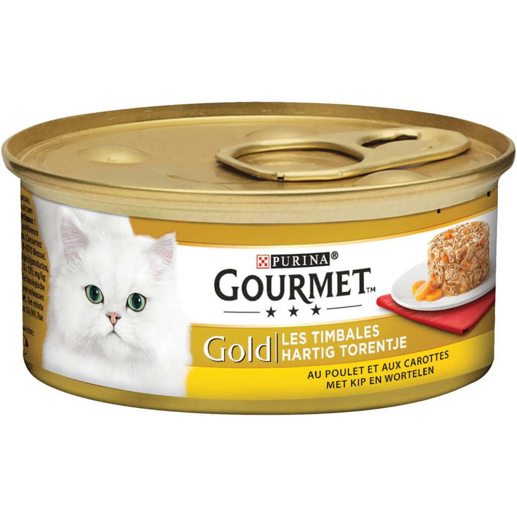 Gourmet Gold herzhaftes Türmchen mit Huhn und Karotten (85 g)