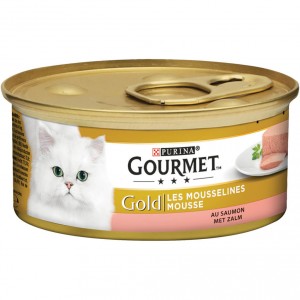 Gourmet Gold Mousse Lachs Katzenfutter
