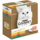Gourmet Gold 8-Pack Mousse Huhn/Lachs/Niere/Kaninchen Katzenfutter