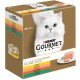 Gourmet Gold 8-Pack Mousse Huhn/Lachs/Niere/Kaninchen Katzenfutter