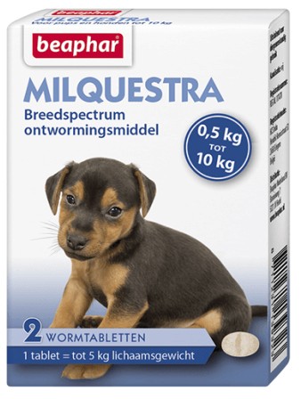 Beaphar Milquestra Wormmiddel kleine hond en puppy