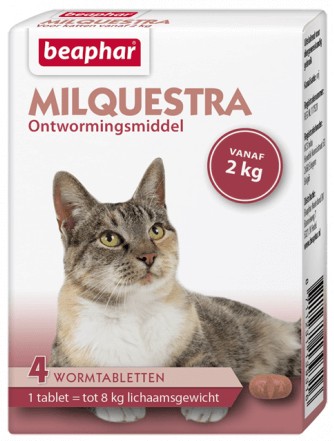 Beaphar Milquestra Ontwormingsmiddel kat