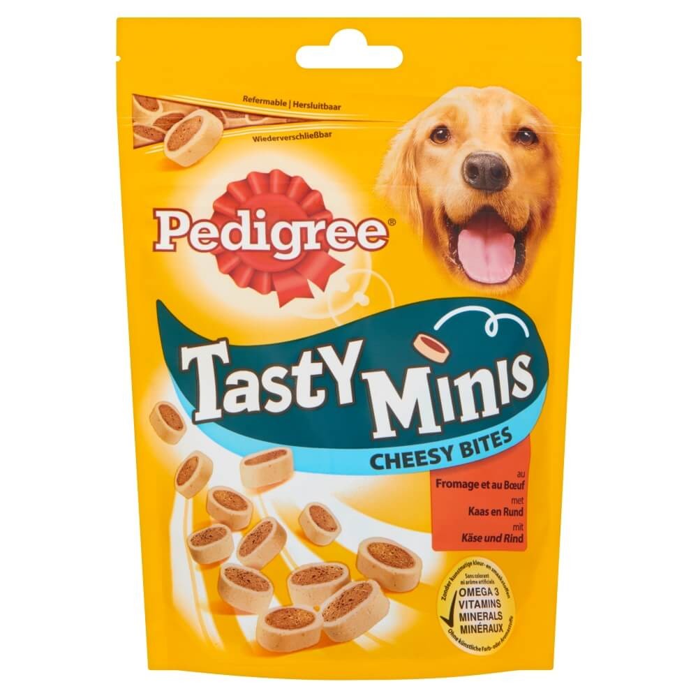 Pedigree Tasty Minis mit Käse & Rind für den Hund Günstig