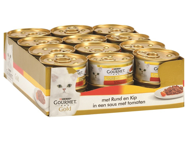 Gourmet Gold Les Cassolettes Duo mit Fleisch in Tomatensoße