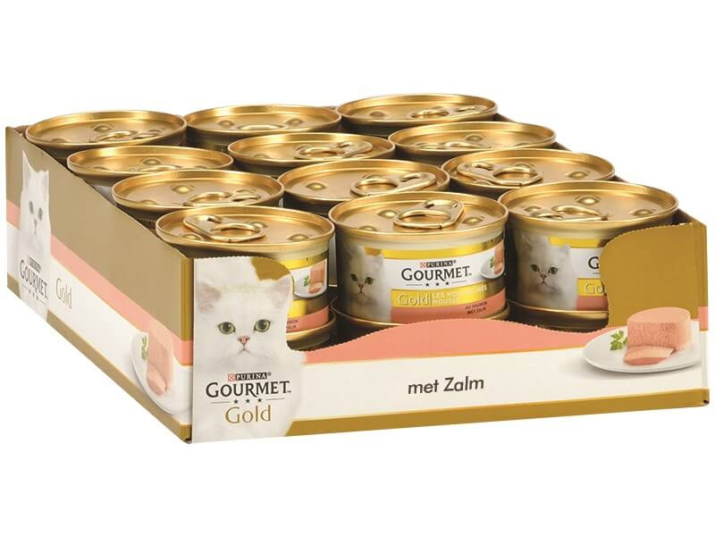 Gourmet Gold Mousse Lachs Katzenfutter