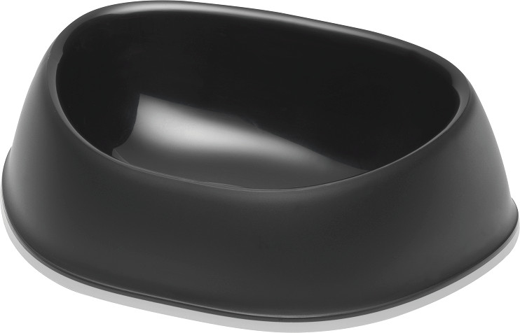 Futter und Trinknapf Exqi schwarz für den Hund