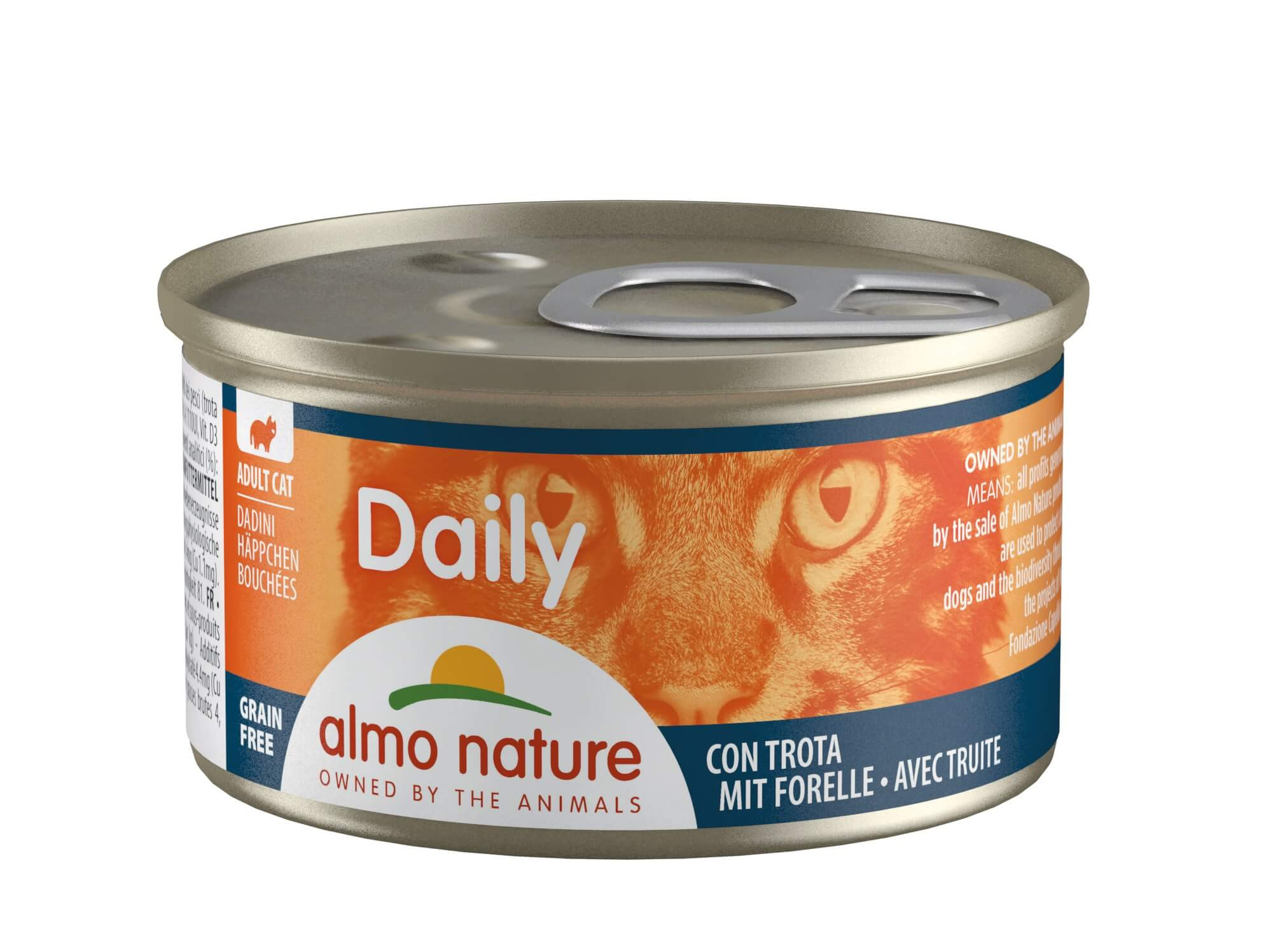 Almo Nature Daily Happen mit Forelle 85 Gramm