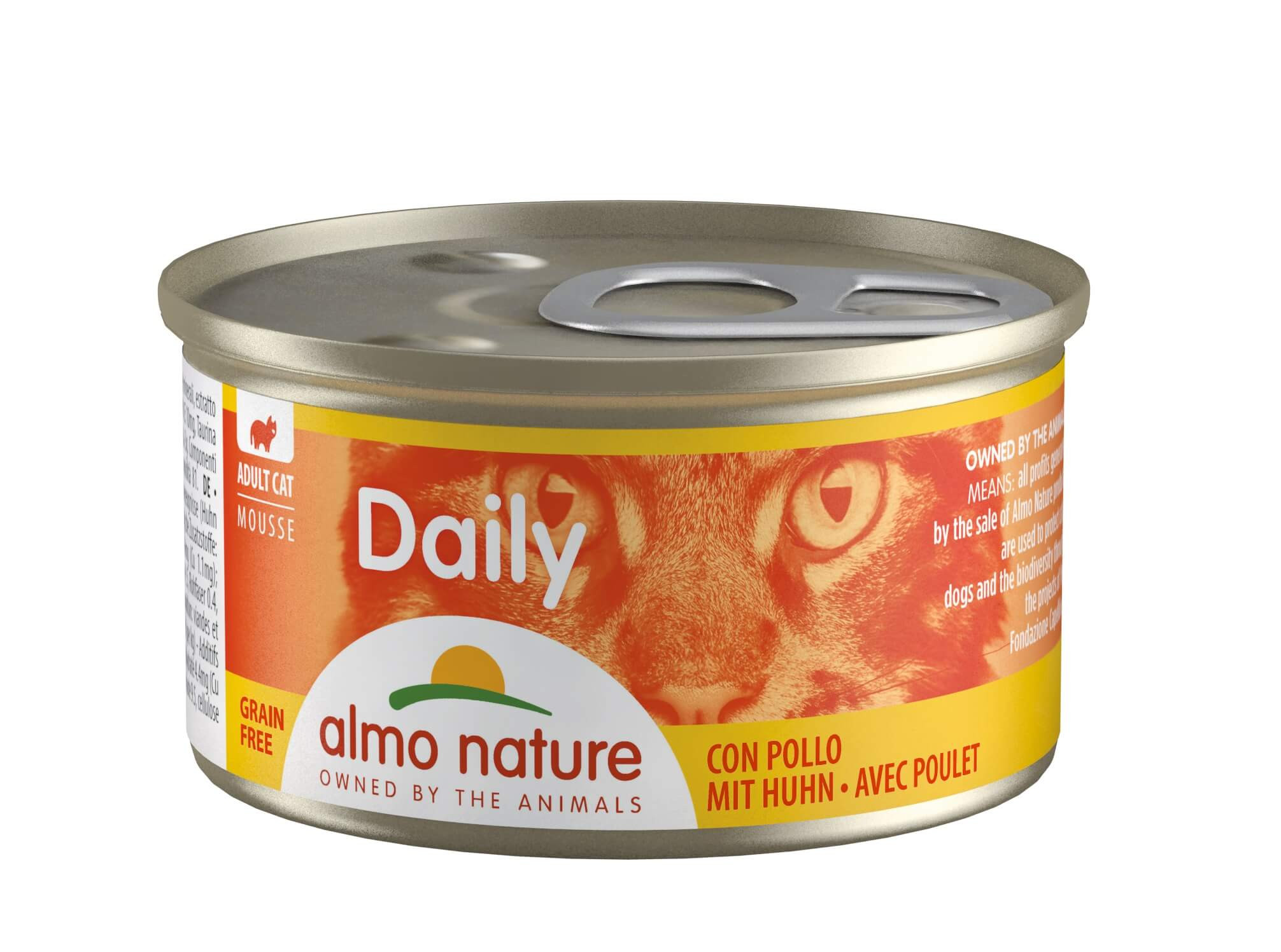Almo Nature Daily Mousse mit Huhn Katzen-Nassfutter (85 g)