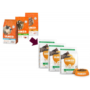 Iams Kombi-Packung Fisch/Lamm/Huhn