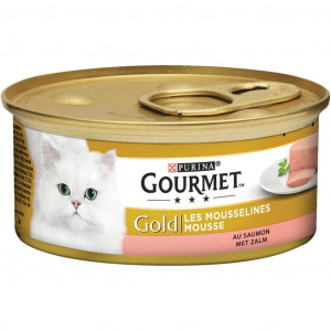 Gourmet Gold Mousse Zalm + Tonijn Combipack kattenvoer