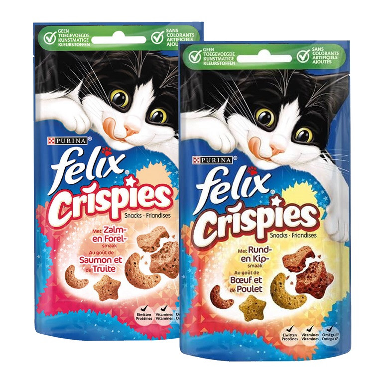 Felix Crispies Combipack kattensnoep