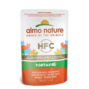 Almo Nature HFC Natural Hühnerfilet Katzen-Nassfutter (24 x 55 g)