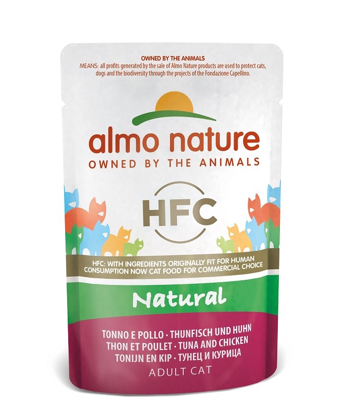 Almo Nature HFC Natural Thunfisch & Huhn Katzenfutter (55 g)