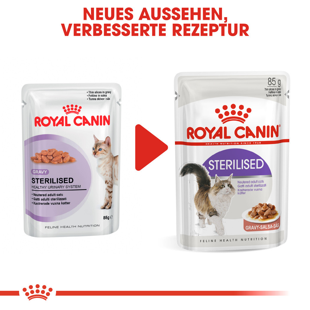 Royal Canin Sterilised in Soße Nassfutter Katze (85 g)