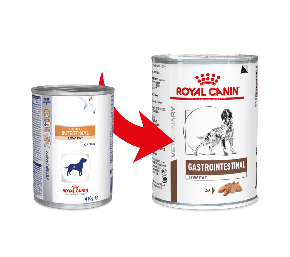 Royal Canin Veterinary Gastrointestinal Low Fat Hundefutter (Dosen) 410g