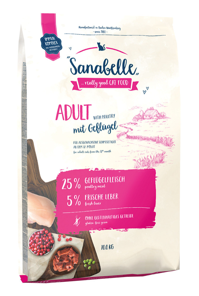 Sanabelle High Premium Adult Gevogelte kattenvoer