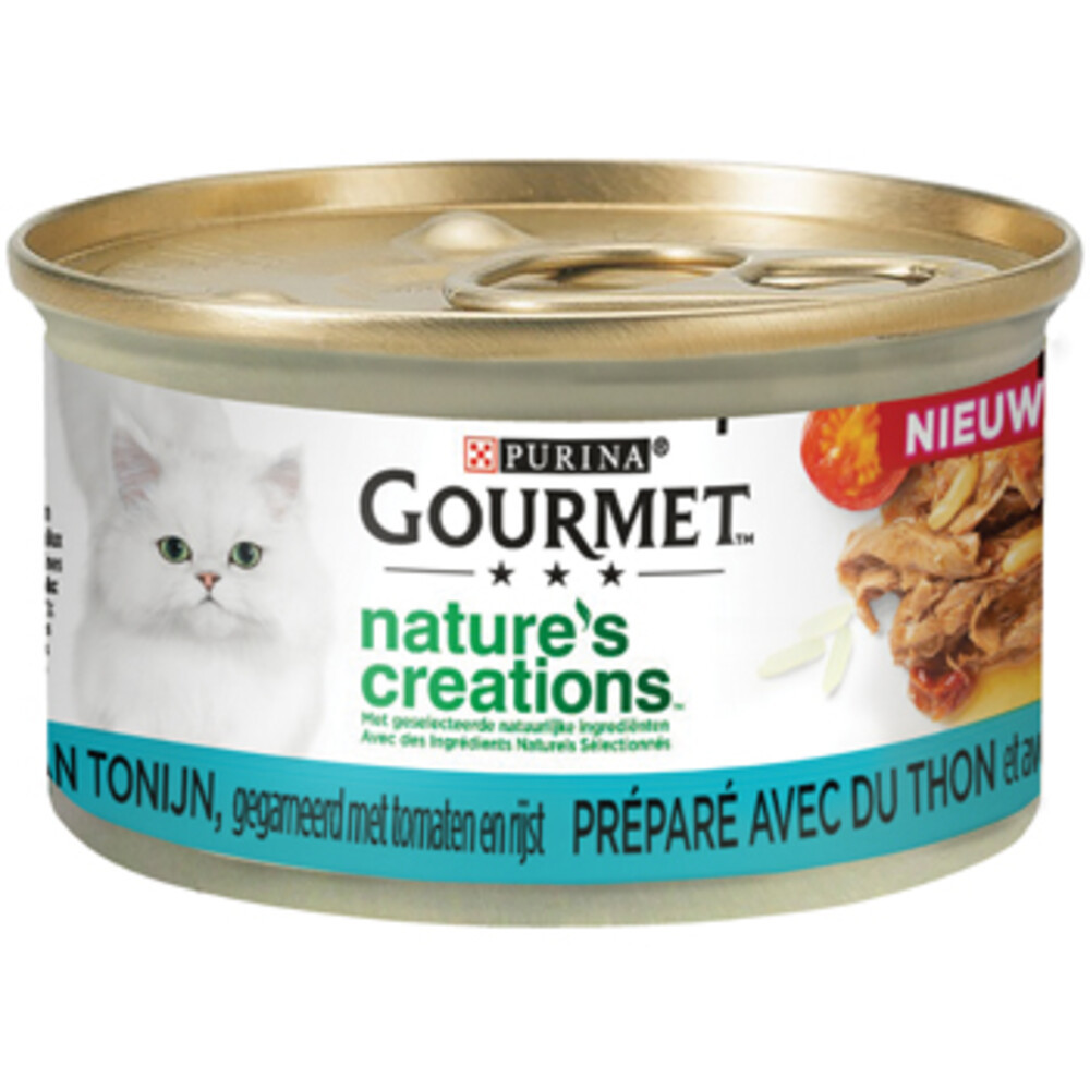 Gourmet Nature's Creations Tonijn kattenvoer