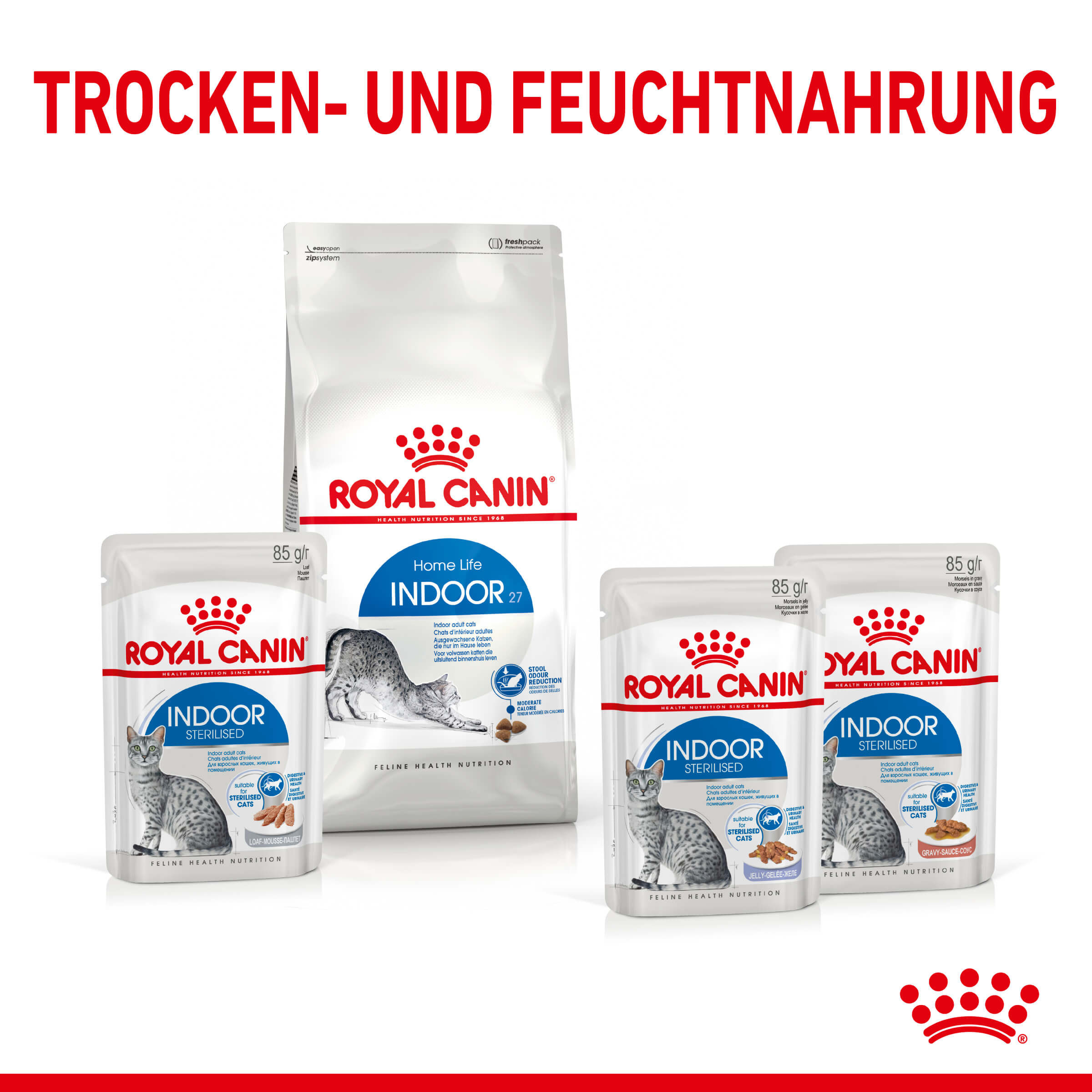 12x85g Royal Canin Urinary S/O MOUSSE Frischebeutel Katzenfutter