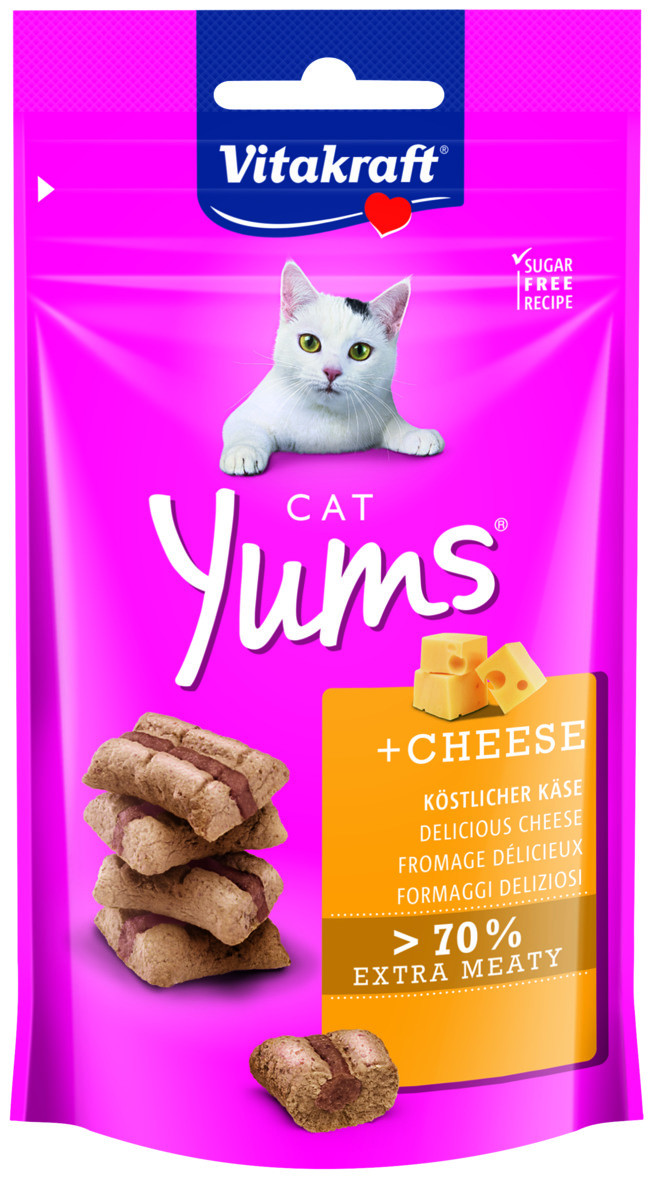 Vitakraft Cat Yums mit Käse Katzensnack (40 g)