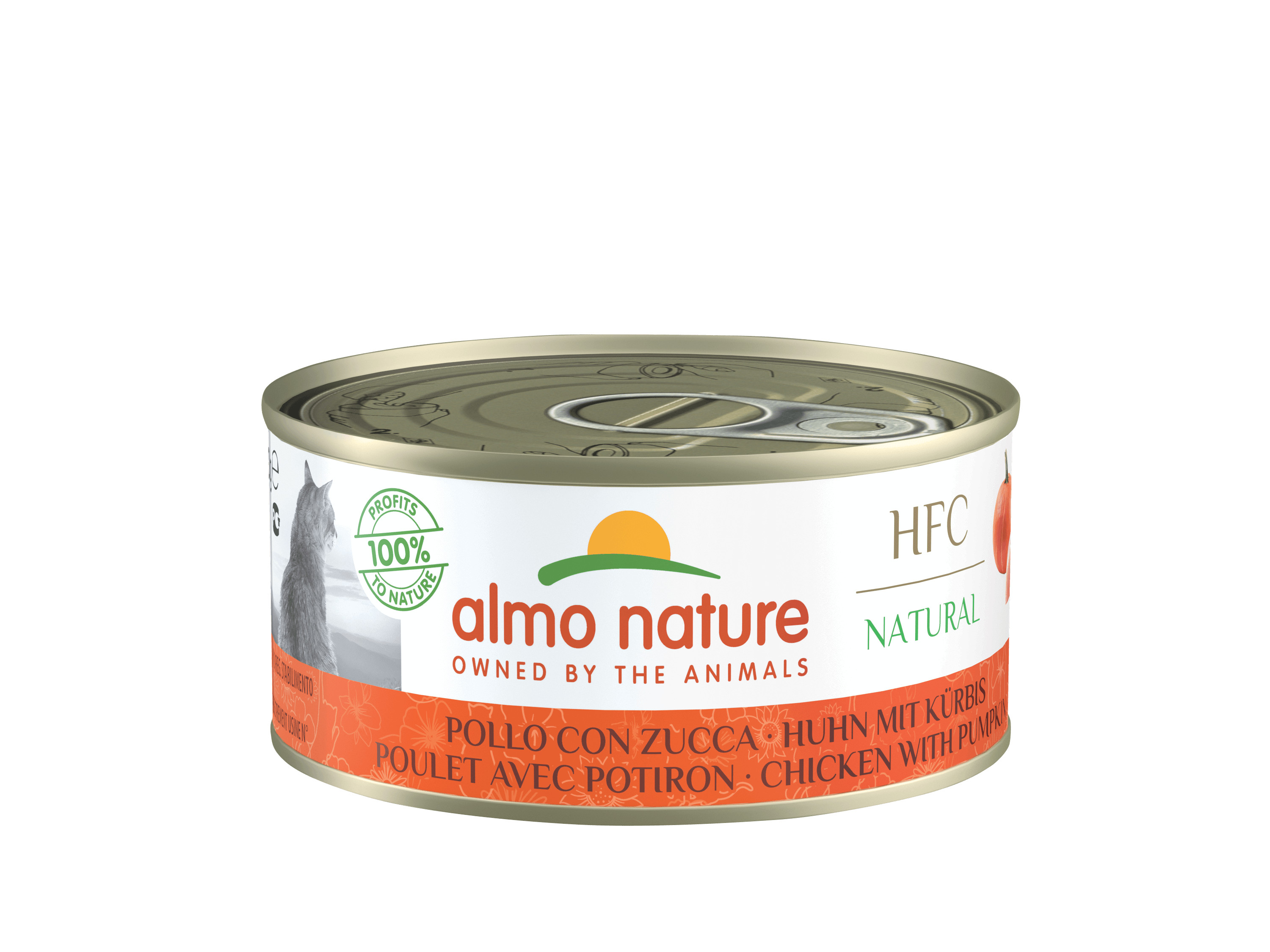 Almo Nature HFC Natural Huhn mit Kürbis Katzen-Nassfutter (150 g)