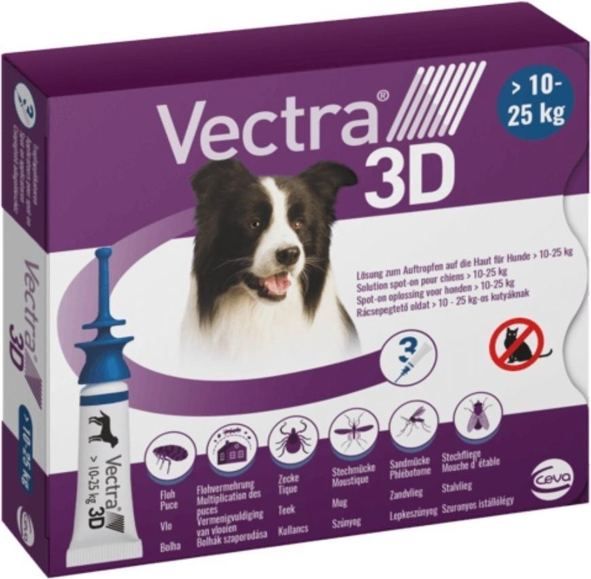 Vectra 3D M Spoton für Hunde 10 25 Kg (3 Pipetten) Brekz.at