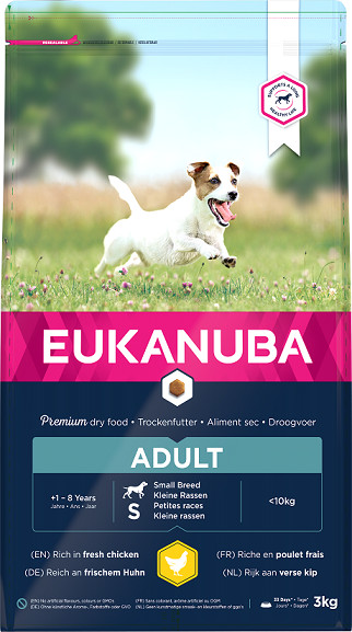 Eukanuba Active Adult Small Breed kip hondenvoer