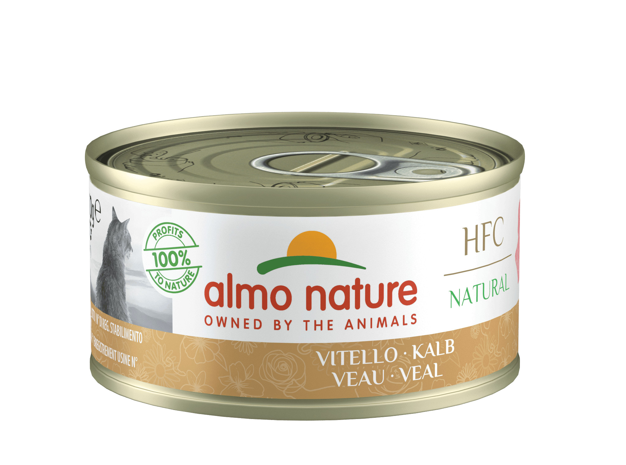 Almo Nature HFC Natural Kalb Katzen-Nassfutter (70 g)