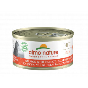 Almo Nature HFC Jelly Lachs mit Karotten Katzenfutter