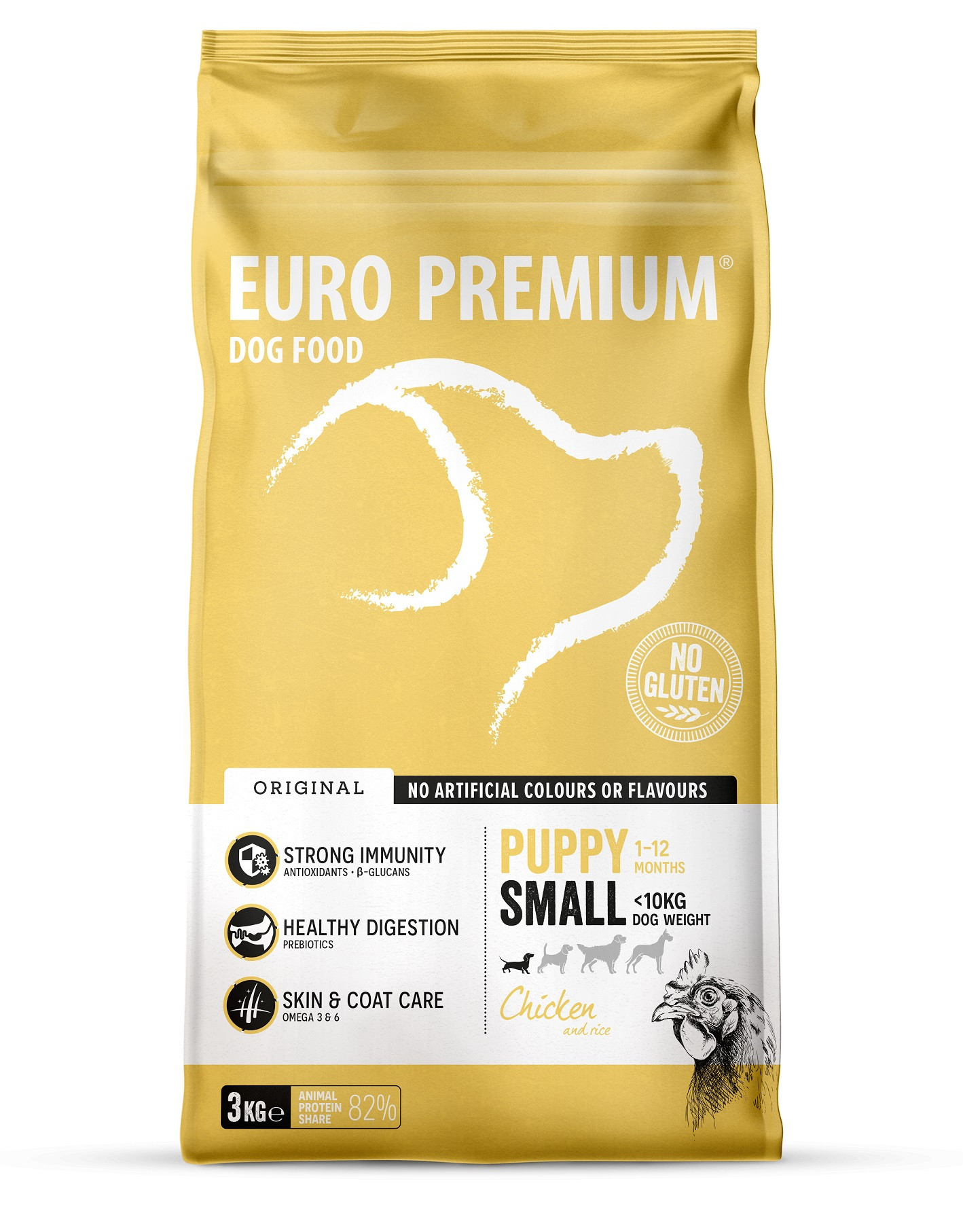 Euro Premium Puppy Small Huhn & Reis Hundefutter