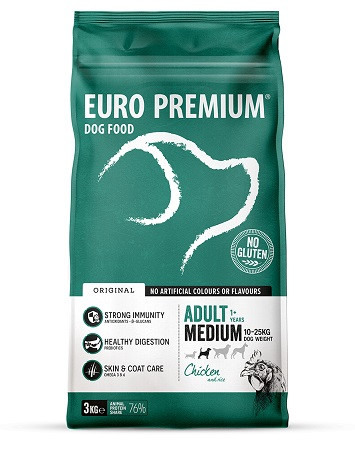 Euro Premium Adult Medium Huhn & Reis Hundefutter