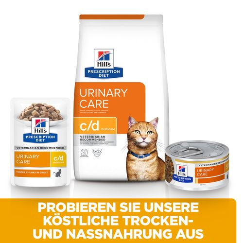 Hills Prescription Diet C/D Urinary Care Multicare Huhn Katzenfutter