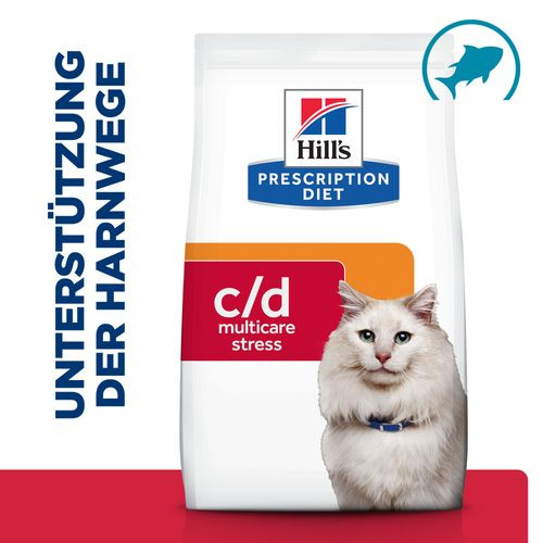 Hill's Prescription Diet C/D Multicare Stress Urinary Care Katzenfutter mit Meeresfisch