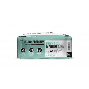 Euro Premium Puppy Medium Huhn & Reis Hundefutter