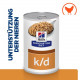 Hill’s Prescription Diet K/D Kidney Care Hundefutter in Dosen