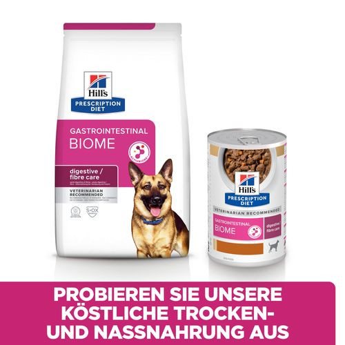 Hill's Prescription Diet Gastrointestinal Biome Ragout für Hunde mit Huhn und Karotten (Dose)