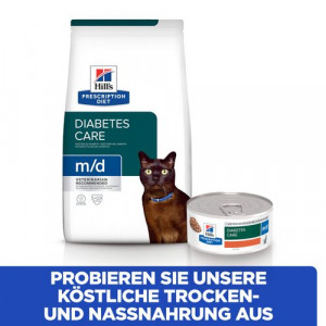 Hill's Prescription Diet M/D Diabetes Care Katzenfutter mit Huhn