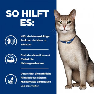 Hill's Prescription Diet K/D Kidney Care Nassfutter für Katzen mit Rind (Frischebeutel)