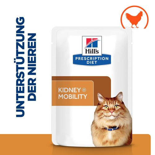 Hill's Prescription K/D+Mobility Kidney+Joint Care Katzen-Nassfutter