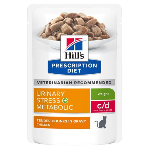 Hill's Prescription Metabolic + Urinary Stress Weight 85 g Katzen-Nassfutter
