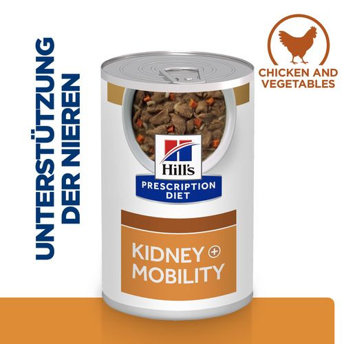 Hill’s Prescription Diet K/D + Mobility Stoofpotje 354 g blik hondenvoer