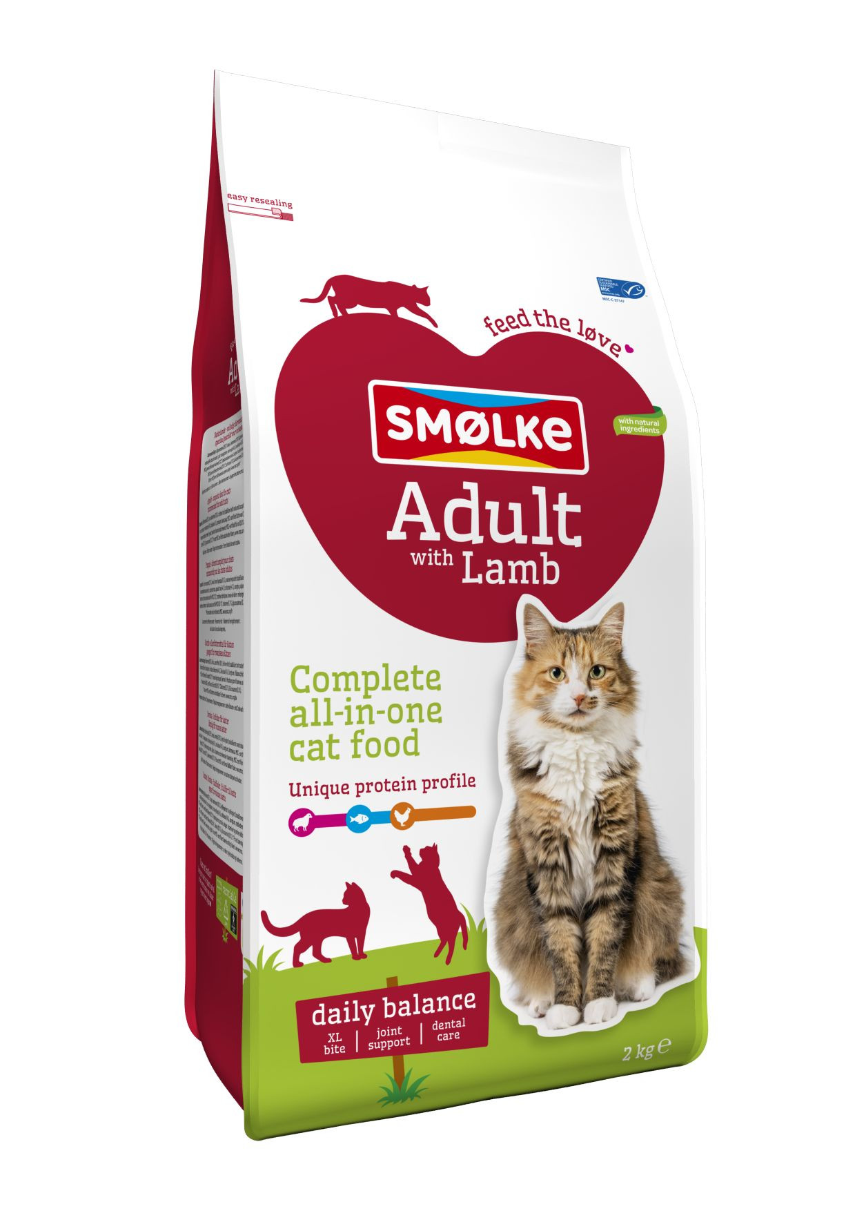 Smølke Adult Daily Balance met lam kattenvoer