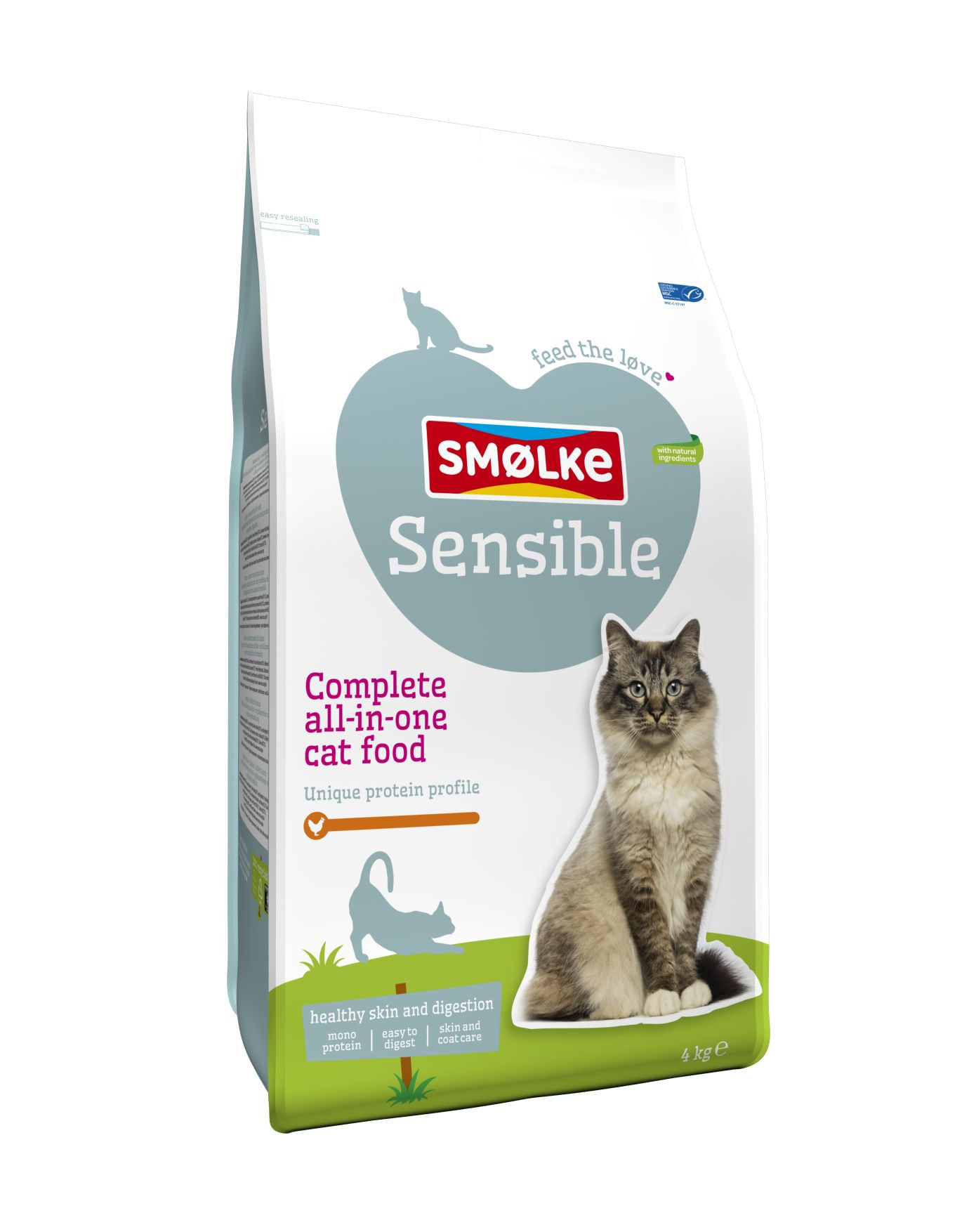 Smølke Sensible Healthy Skin and Digestion kattenvoer