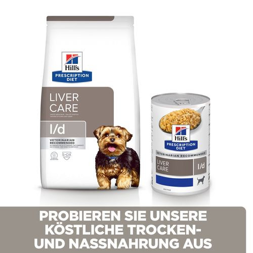 Hill's Prescription L/D (l/d) Liver Care Dosen Hundefutter