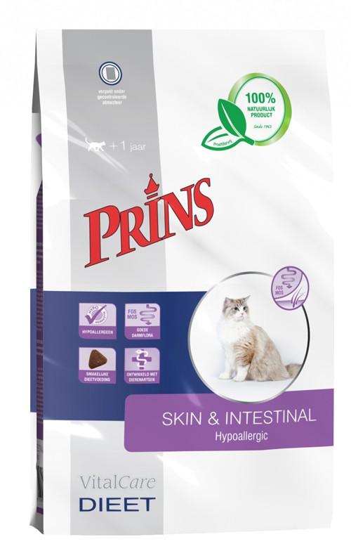 Prins Vitalcare Dieet Skin & Intestinal Hypoallergic voor de kat