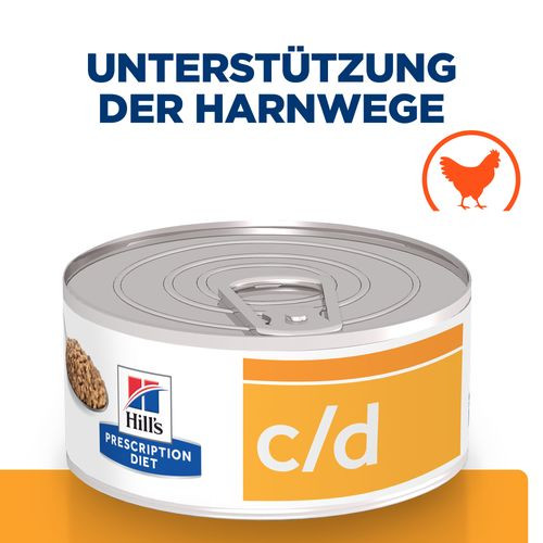 Hill's Prescription C/D Multicare Urinary Huhn Katzen-Nassfutter 156g